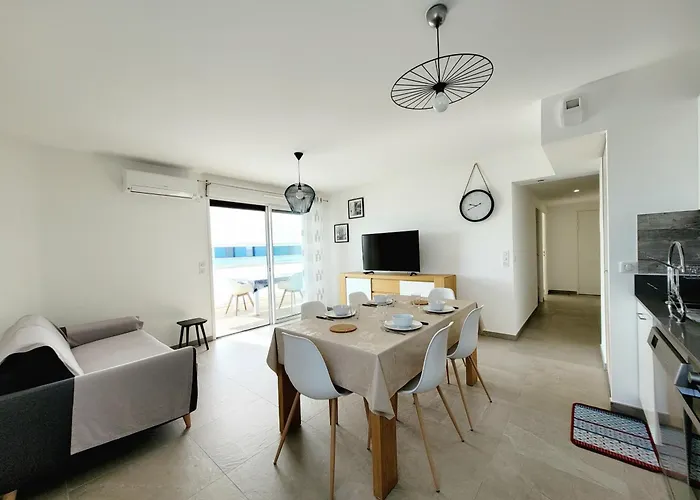 Canet-en-roussillon, Appt T3 Climatisé Avec Pkg, 4-6 Pers, Terrasse, 3*** - Fr-1-794-98 Appartement