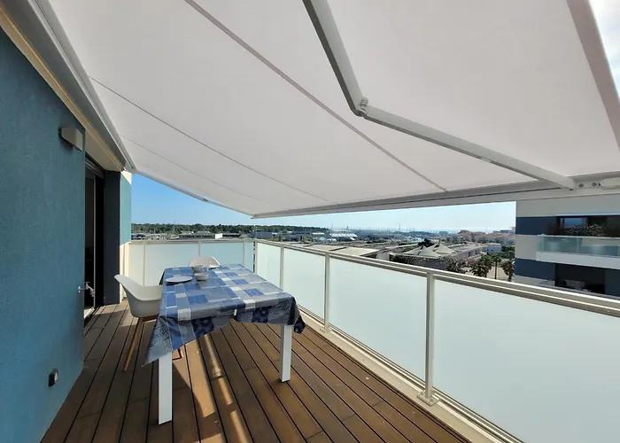 Canet-en-roussillon, Appt T3 Climatisé Avec Pkg, 4-6 Pers, Terrasse, 3*** - Fr-1-794-98 Canet-en-Roussillon