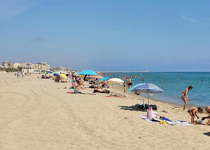 Canet-en-roussillon, Appt T3 Climatisé Avec Pkg, 4-6 Pers, Terrasse, 3*** - Fr-1-794-98 Appartement Canet-en-Roussillon