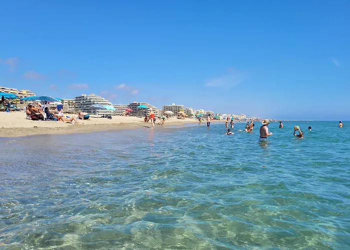 Canet-en-roussillon, Appt T3 Climatisé Avec Pkg, 4-6 Pers, Terrasse, 3*** - Fr-1-794-98 * Canet-en-Roussillon